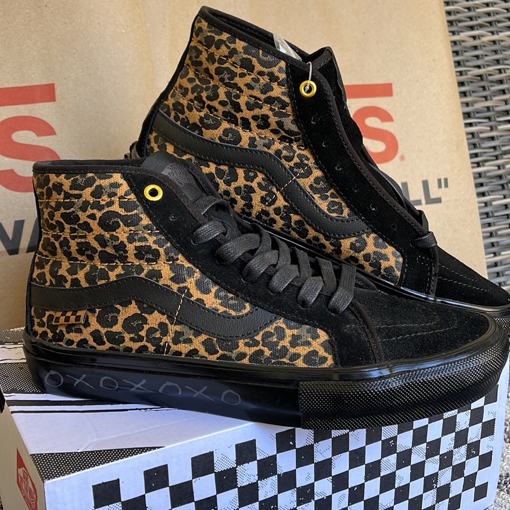 Vans Skate Sk9-Hi Deco Cher Strauberry Cheetah MENS - Picture 6 of 16
